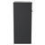 Napoli Gloss Grey 600mm x 390mm Floor Standing Vanity Unit for Countertop Basins and 2 Doors with Brushed Brass Handles Side View