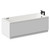 Slim Edge 1700mm x 700mm 12 Jet Matt Black Flat Jet Single Ended Whirlpool Bath Left Hand View
