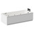 Slim Edge 1800mm x 800mm 6 Jet Matt Black Flat Jet Single Ended Whirlpool Bath Left Hand View