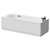 Monte Carlo 1700mm x 700mm 6 Jet Matt Black Flat Jet Textured Base Anti Slip Single Ended Whirlpool Bath Right Hand View