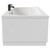 Metropole 1700mm x 750mm 12 Jet Matt Black Flat Jet Double Ended Whirlpool Bath Side View