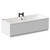 Legend 1700mm x 750mm Left Hand 12 Jet Matt Black V-Tec Single Ended Whirlpool Bath Left Hand View