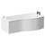 Bayou 1700mm 12 Jet Matt Black V-Tec Right Hand B Shaped Whirlpool Shower Bath with Front Bath Panel Left Hand View