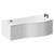 Bayou 1700mm 6 Jet Matt Black Flat Jet Right Hand B Shaped Whirlpool Shower Bath with Front Bath Panel Left Hand View