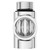 Chrome T Piece for Dual Fuel Heated Towel Rails and Radiators View from Front