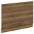 Napoli Tobacco Oak MDF 750mm End Bath Panel with Plinth Left Hand View