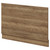Napoli Tobacco Oak MDF 800mm End Bath Panel with Plinth Right Hand View