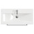 Napoli 390 Gloss Grey Pearl 800mm Wall Mounted Vanity Unit with 1 Tap Hole Basin and 2 Drawers with Polished Chrome Handles Top View