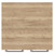 Napoli Tobacco Oak 500mm Floor Standing Vanity Unit for Countertop Basins with 2 Door and Chrome Handles View from Top