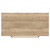 Napoli 390 Tobacco Oak 800mm Wall Mounted Vanity Unit for Countertop Basins with 2 Drawers and Brushed Brass Handles View from Top
