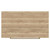 Napoli Tobacco Oak 800mm Wall Mounted Vanity Unit for Countertop Basins with 2 Drawers and Brushed Brass Handles View from Top