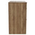 Napoli Tobacco Oak 800mm Floor Standing Vanity Unit for Countertop Basins with 2 Drawers and Chrome Handles View from Side