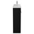 Napoli Combination Matt Black 1000mm Floor Standing Vanity Unit with Slimline 1 Tap Hole Round Basin and 4 Doors with Chrome Handles View from Side
