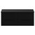 Napoli Matt Black 1200mm Wall Mounted Vanity Unit for Countertop Basins with 4 Drawers and Matt Black Handles View from Front