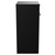Napoli Matt Black 500mm Floor Standing Vanity Unit for Countertop Basins with 2 Doors and Matt Black Handles View from Side