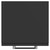 Napoli Matt Black 350mm x 1600mm Wall Mounted Tall Storage Unit with 2 Doors 2 Drawers and Chrome Handles View from Top