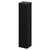 Napoli Matt Black 350mm x 1600mm Wall Mounted Tall Storage Unit with 2 Doors and Matt Black Handles Right Hand View