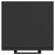 Napoli Matt Black 350mm x 1600mm Wall Mounted Tall Storage Unit with 2 Doors and Matt Black Handles View from Top