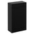 Napoli Matt Black 500mm Combination Toilet Unit Left Hand View