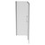 Series 10 Chrome Roller 1200mm x 700mm Sliding Door Shower Enclosure View from Side