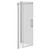 Series 10 Chrome Inline 1000mm x 800mm Hinged Door Shower Enclosure Left Hand View