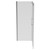 Series 10 Chrome Inline 1000mm x 800mm Hinged Door Shower Enclosure View from Side