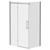 Series 10 Chrome Inline 1200mm x 800mm Hinged Door Shower Enclosure Right Hand View