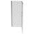 Series 10 Chrome Inline 1200mm x 800mm Hinged Door Shower Enclosure View from Side