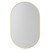 Bandon Colore Brushed Brass 500mm x 800mm Illuminated Dimmable LED Mirror with Demister and Touch Sensor View from Front
