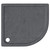 Pearlstone Slate 1000mm x 900mm x 40mm Right Hand Offset Quadrant Shower Tray View from Top