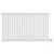 Sinclair White 600mm x 995mm Horizontal Digital Thermostatic Single Panel Electric Radiator Front View