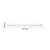Sinclair White 600mm x 1195mm Horizontal Digital Thermostatic Single Panel Electric Radiator Dimensions thumbnail