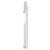 Sinclair White 600mm x 1395mm Horizontal Digital Thermostatic Single Panel Electric Radiator Side on View