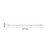 Sinclair White 600mm x 1395mm Horizontal Digital Thermostatic Single Panel Electric Radiator Dimensions thumbnail