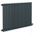 Sinclair Anthracite 600mm x 995mm Horizontal Digital Thermostatic Single Panel Electric Radiator Left Hand Side View