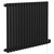 Sinclair Colore Matt Black 600mm x 795mm Horizontal Digital Thermostatic Single Panel Electric Radiator Left Hand Side View