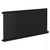 Sinclair Colore Matt Black 600mm x 1395mm Horizontal Digital Thermostatic Single Panel Electric Radiator Left Hand Side View