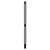 Boone Colore Matt Black 1600mm x 360mm Vertical Double Panel Radiator Side on View