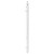 Amaldi White 800mm x 500mm Straight Heated Towel Rail Side on View Amaldi White 800mm x 500mm Straight Heated Towel Rail Side on View