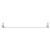 Amaldi White 800mm x 500mm Straight Heated Towel Rail Top View From Above Amaldi White 800mm x 500mm Straight Heated Towel Rail Top View From Above