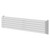 Empire White 340mm x 1600mm Horizontal Double Panel Radiator Right Hand Side View
