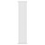 Empire White 1600mm x 340mm Vertical Double Panel Radiator Front View
