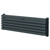 Empire Anthracite 340mm x 1200mm Horizontal Double Panel Radiator Right Hand Side View