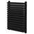 Empire Colore Matt Black 756mm x 600mm Vertical Double Panel Radiator Right Hand Side View