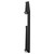 Sinclair Colore Matt Black 600mm x 1395mm Horizontal Single Panel Radiator Side View