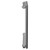 Sinclair Chrome 600mm x 595mm Horizontal Single Panel Radiator Side View