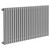 Sinclair Chrome 600mm x 1195mm Horizontal Single Panel Radiator Left Hand View