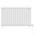 Boone White 600mm x 960mm Horizontal Digital Thermostatic Electric Single Panel Radiator Front View