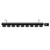Boone Colore Matt Black 600mm x 540mm Horizontal Digital Thermostatic Electric Single Panel Radiator Top View From Above