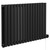 Boone Colore Matt Black 600mm x 960mm Horizontal Digital Thermostatic Electric Double Panel Radiator Left Hand Side View